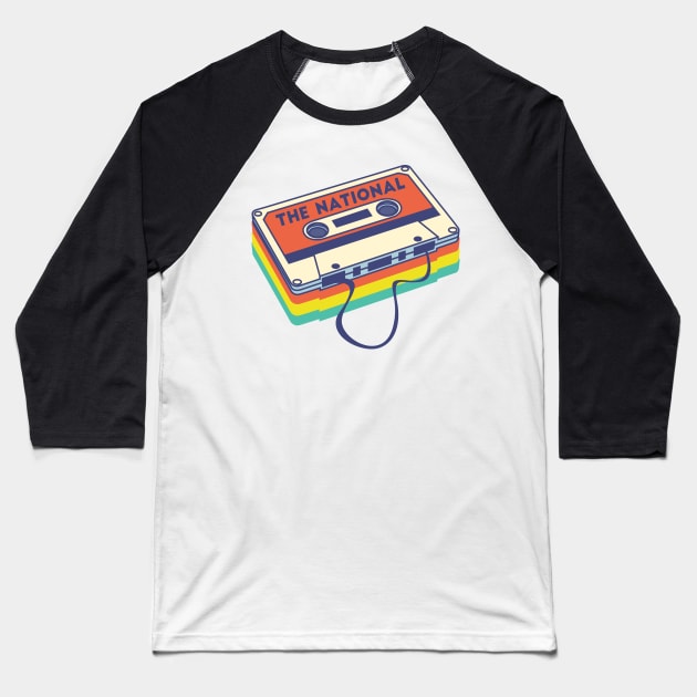 The National Band Logo Cassette Deck Baseball T-Shirt by TheN